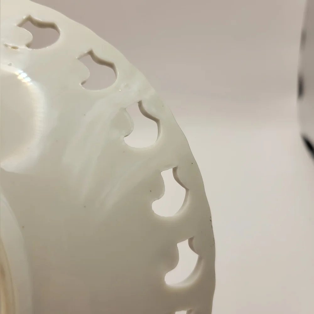 Vintage Lefton hand painted pink rose chintz #650 A. 2 available. - Picture 10 of 13